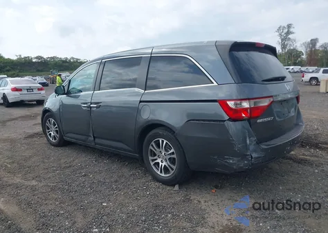 2011 Honda Odyssey Ex-L from USA, damaged, VIN 5FNRL5H61BB020914